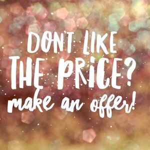 Love the item, but not the price? Make me an offer! 💕